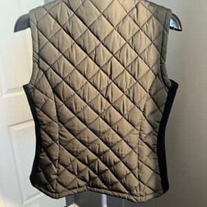 Andrew Marc Olive Quilted Vest